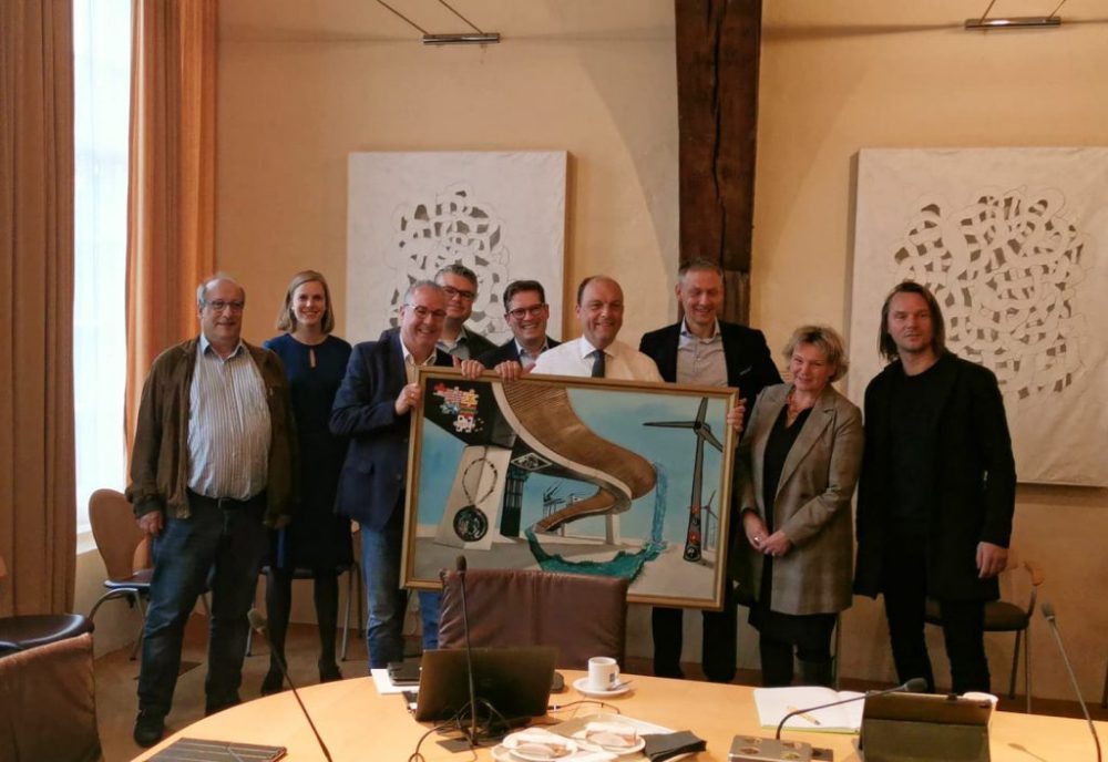 The Bus Bridge by Mayor and aldermen Zwolle