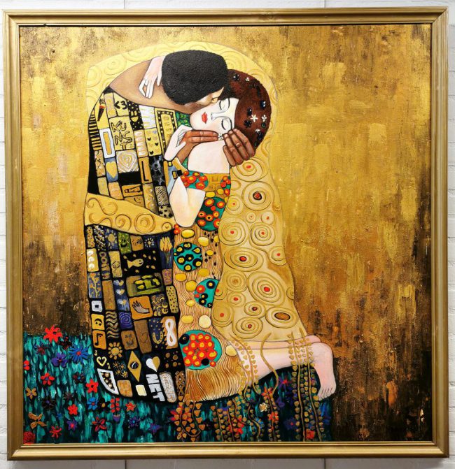 Milestone triptych 2.0: Klimt, Magritte & Van Gogh-remakes